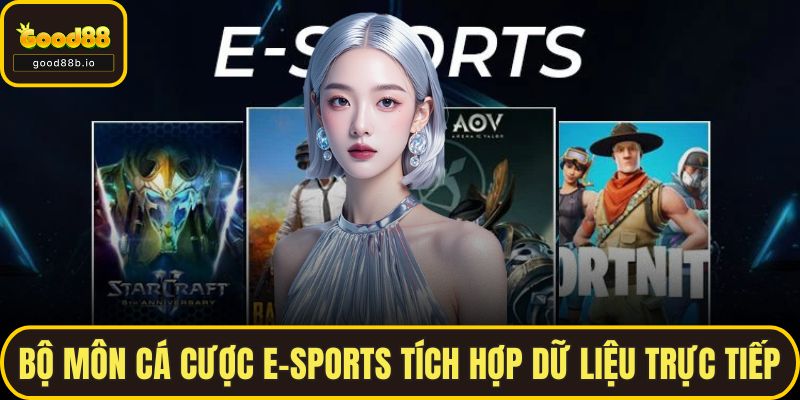 Bộ môn cá cược E-sports tích hợp dữ liệu trực tiếp